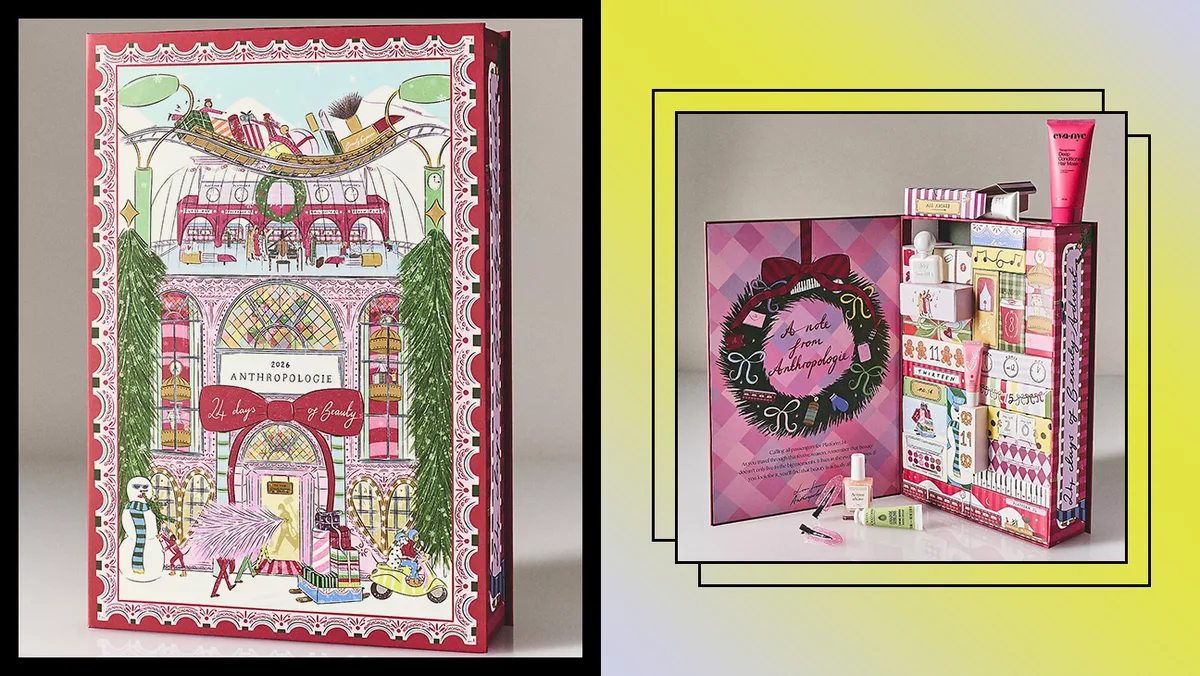 Anthropologie’s Beauty Advent Calendar Sells Out Every Year — Its 2026 Iteration Just Dropped