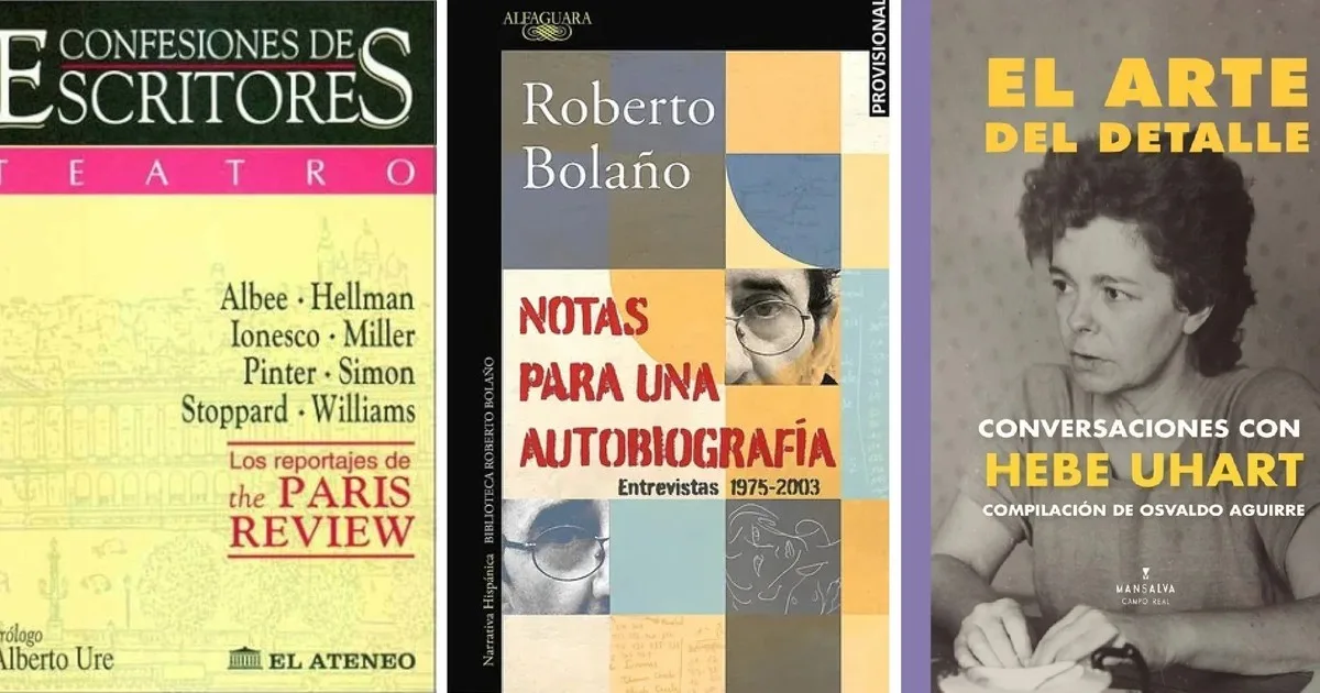 Libros de entrevistas: cuando las conversaciones construyen la biografía de un escritor
