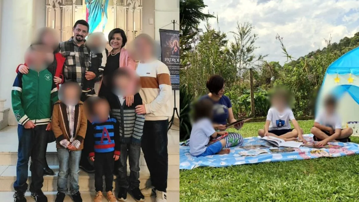 Casal condenado a multa de R$ 65 mil por homeschooling tem sete filhos e compartilha rotina de estudos em casa