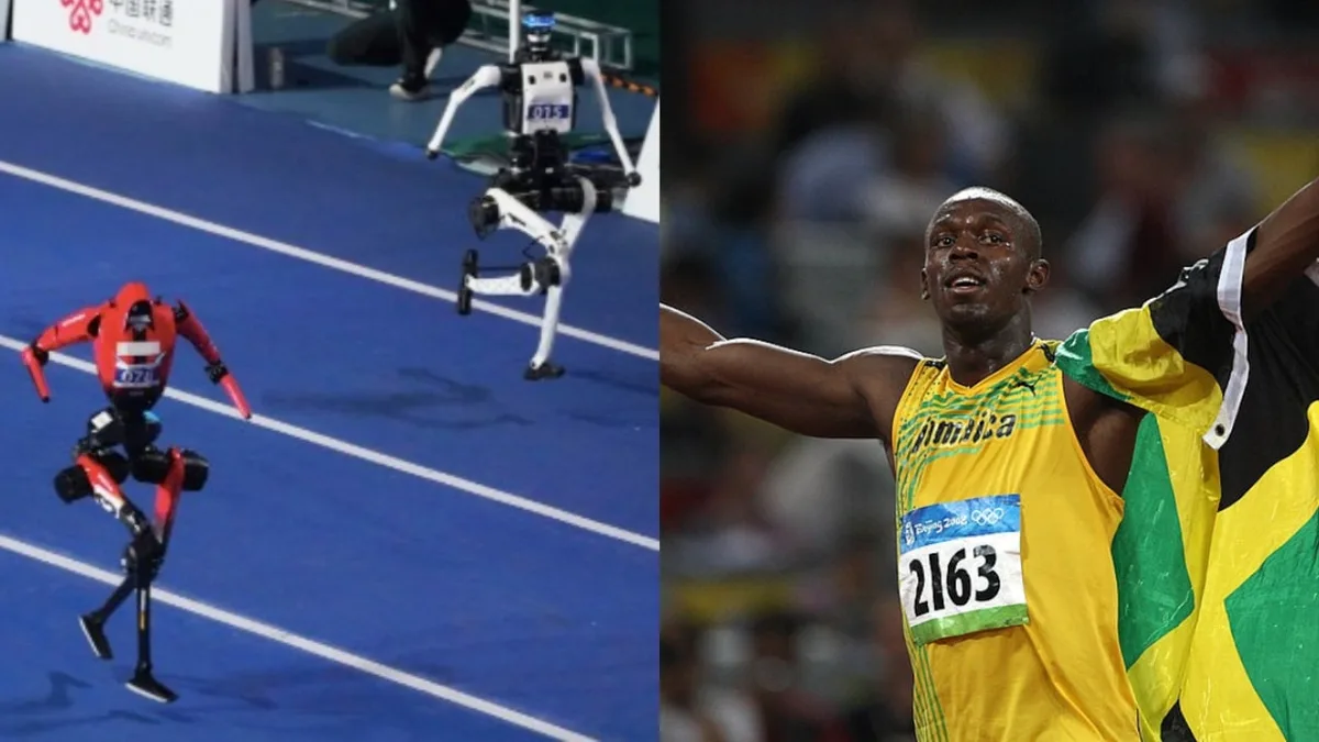 Usain Bolt's 100m World Record 'Broken' By Chinese Robot - Video