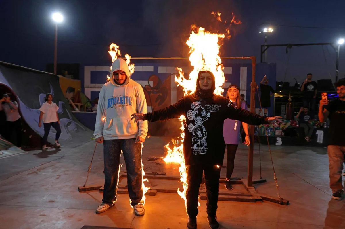 Iranian stuntwomen breaking gender norms with daring feats
