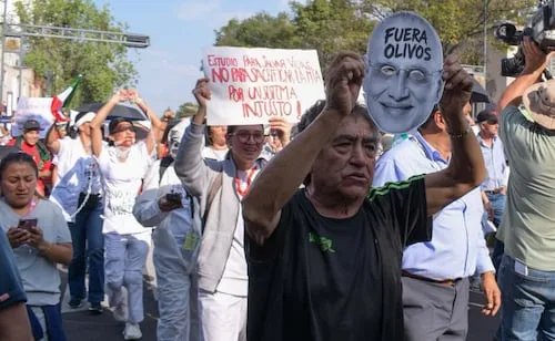 Marchas y movilizaciones en CDMX este 14 de octubre; sindicatos, jubilados y colectivos salen a las calles