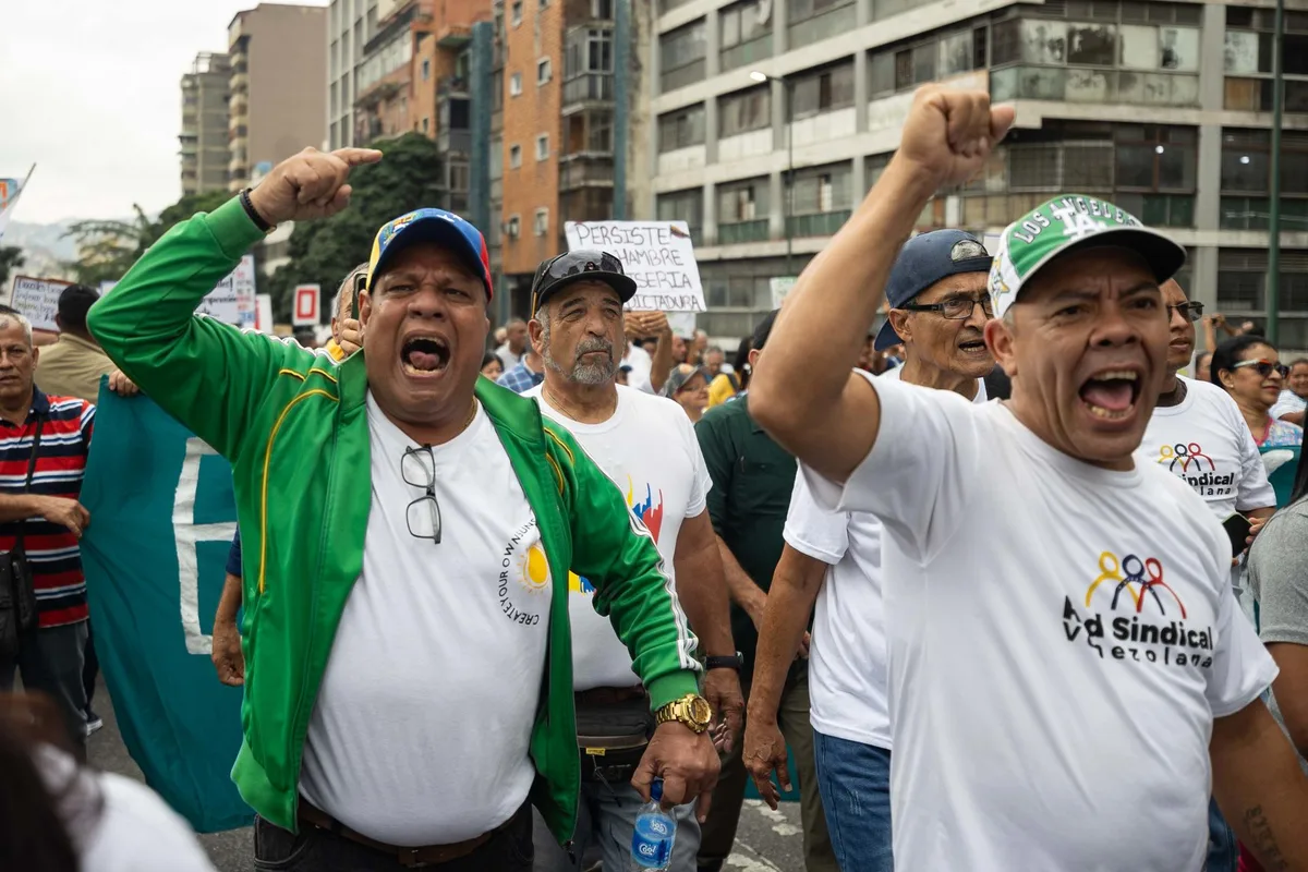 Sindicatos venezolanos advierten que aumentarán sus protestas si no se atienden sus reclamos