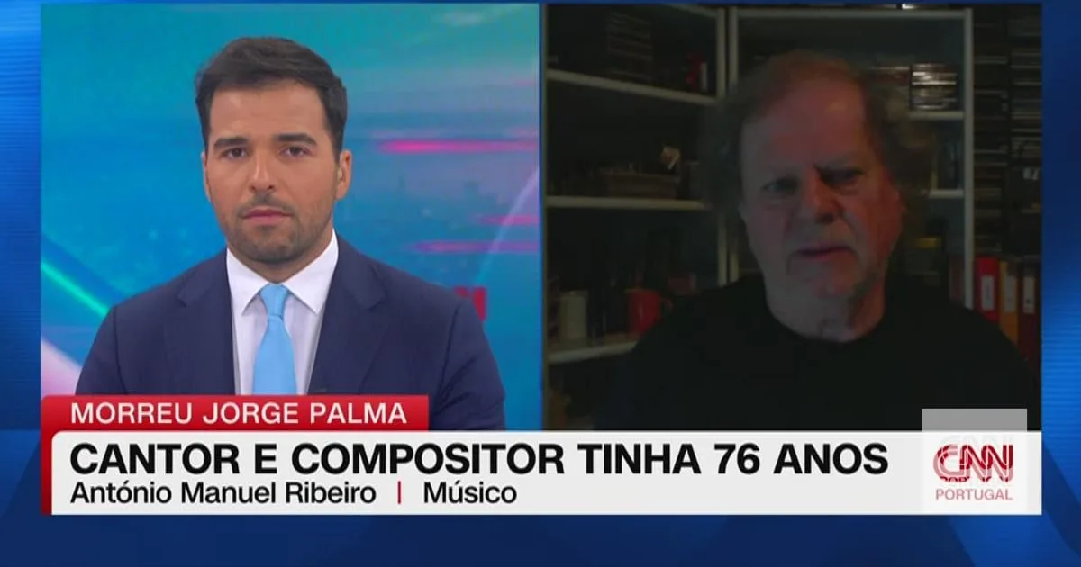 António Manuel Ribeiro recorda Jorge Palma, "um dos nossos melhores" que "criou uma nova linguagem"