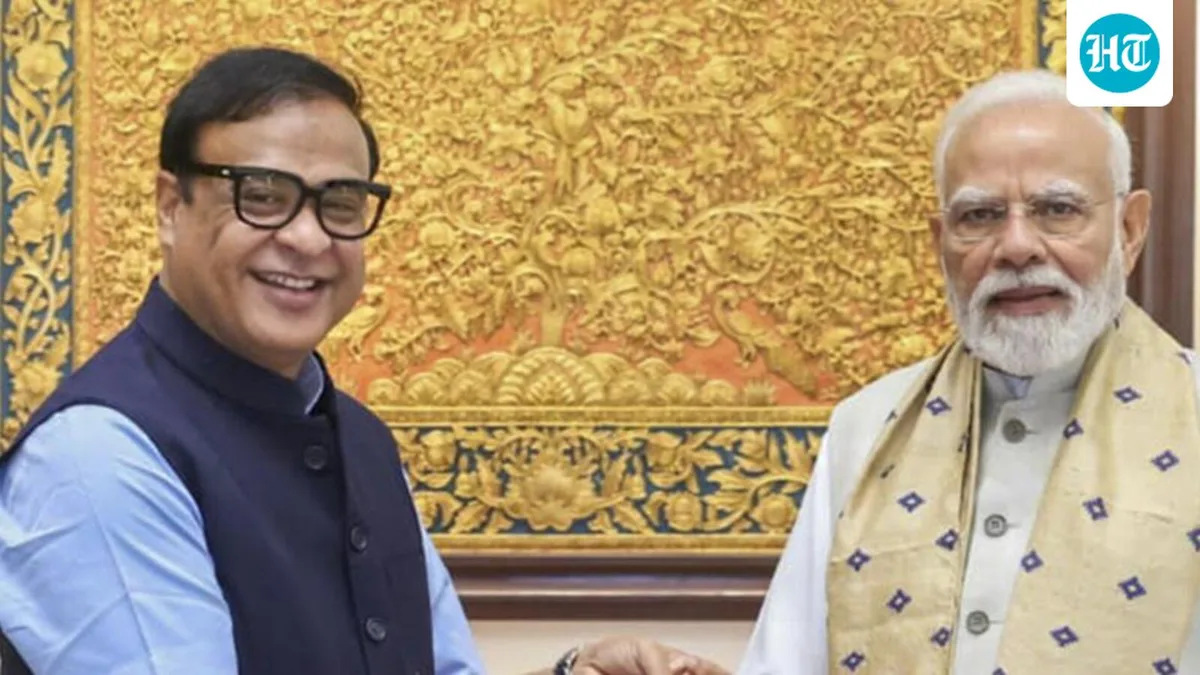 Himanta Biswa Sarma meets PM Modi in Delhi; discusses Assam floods, rehabilitation