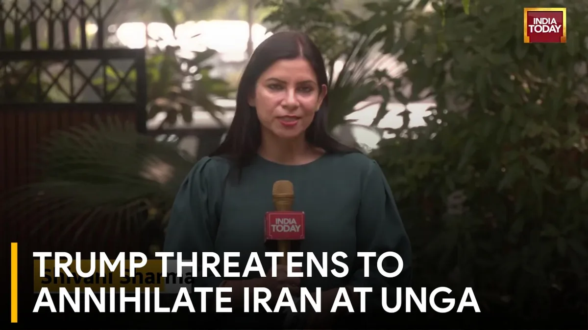 Trump Warns Iran of 'Annihilation' at UNGA, Hints at Deal, Pushes Ukraine Peace