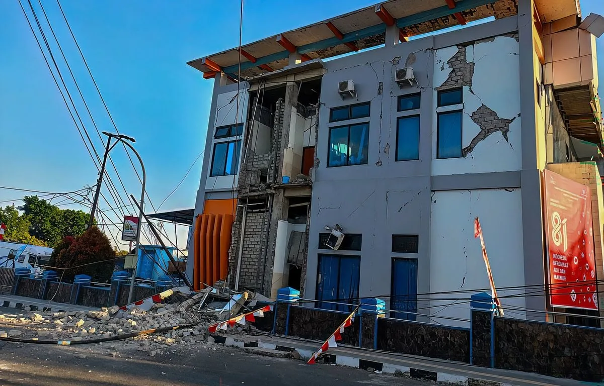Indonésie : Un puissant séisme de magnitude 7,7 frappe le pays, risque de tsunami