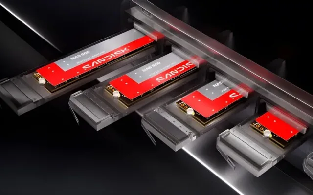 Novo SSD da SanDisk suporta gravações diárias de 7,68 TB por cinco anos