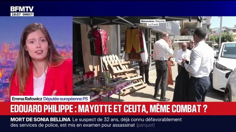 Édouard Philippe à Mayotte: "Il est en train de rentrer dans les thèses du RN", estime Emma Rafowicz, eurodéputée PS