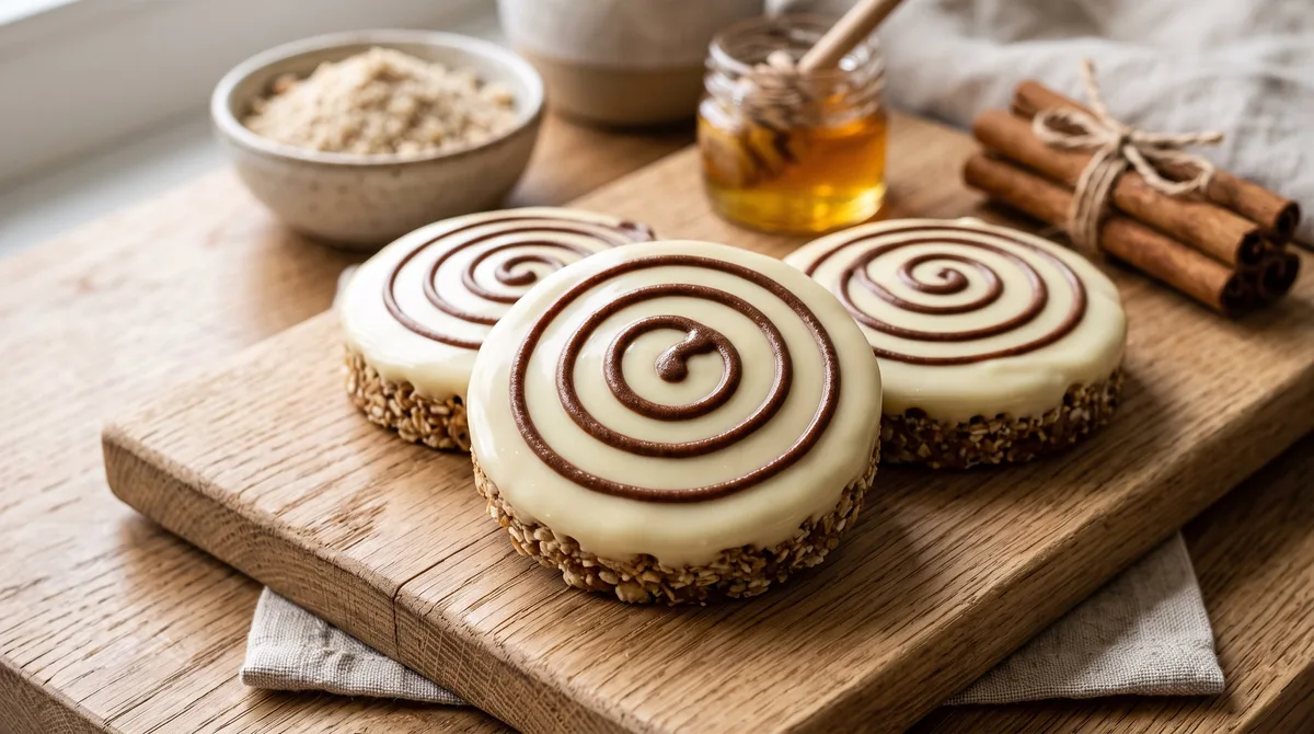 Snack de avena con canela y chocolate blanco: delicioso, fácil y listo en solo 15 minutos
