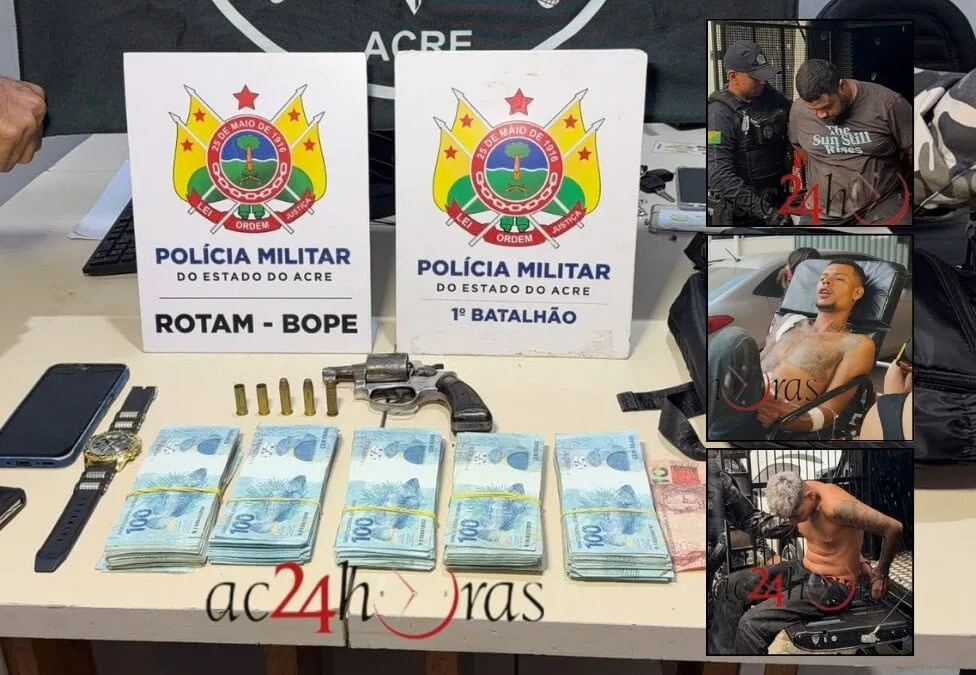 Assessor parlamentar é rendido e tem R$ 50 mil roubados no AC; dinheiro é recuperado