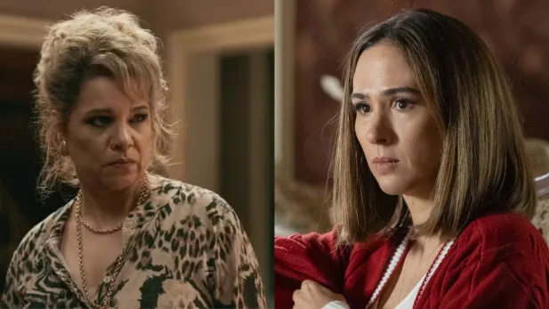 Quem Ama Cuida: Brigitte faz exposed íntimo de Pilar, que toma decisão drástica contra a filha Quem Ama Cuida: Brigitte faz exposed de Pilar e sofre consequências dramáticas após decisão da mãe (Reprodução/TV Globo)