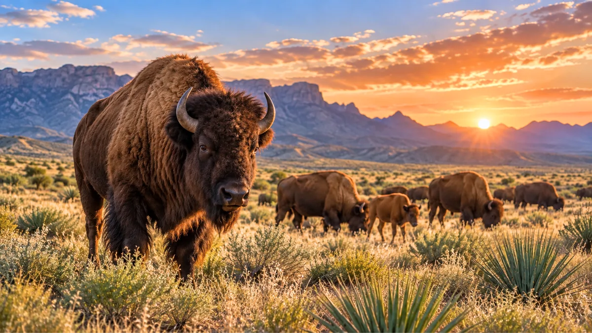 Mexico brought bison back after 160 years; they are now restoring desert grasslands