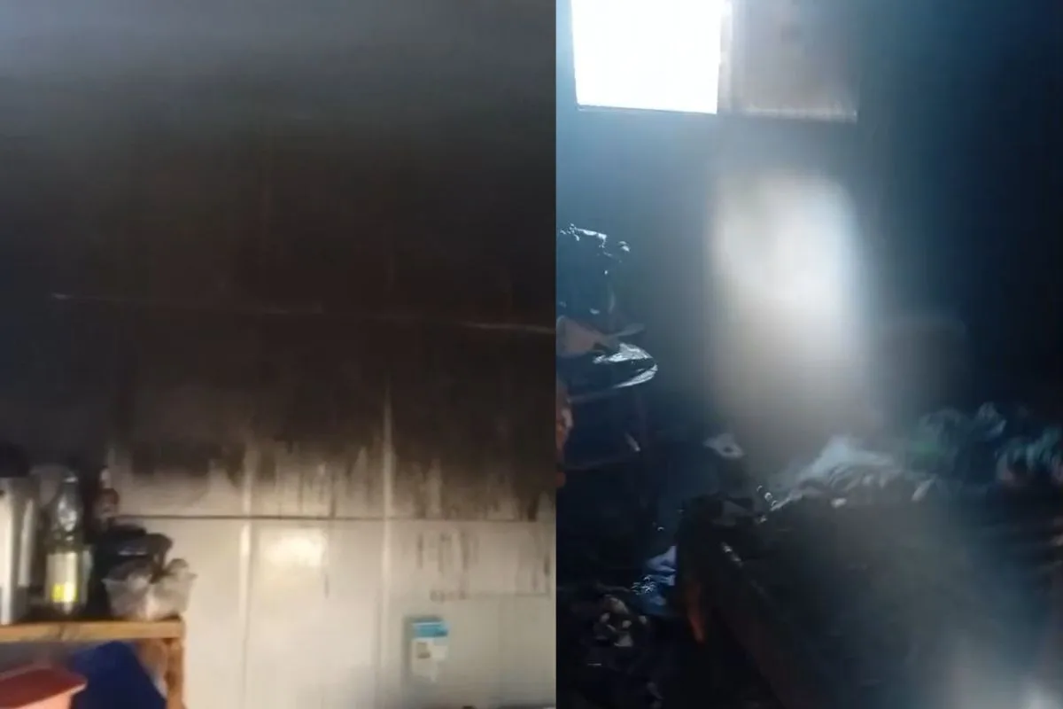 VÍDEO: Incêndio destrói casa em Campo Grande; polícia investiga crime