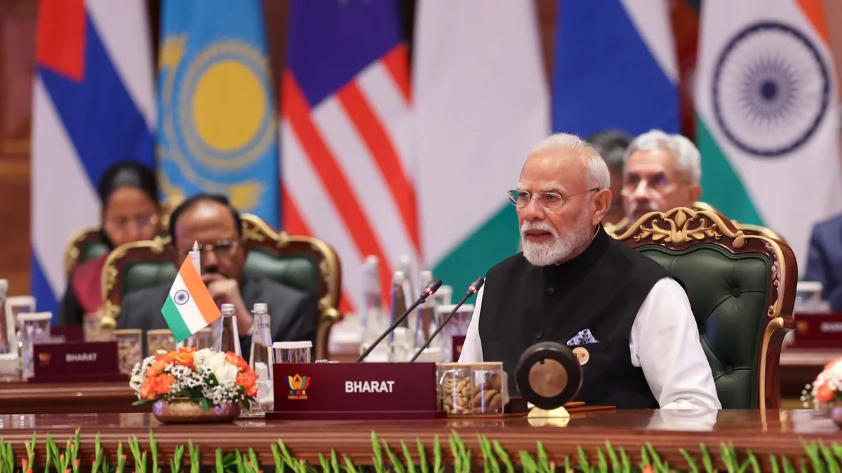 PM Modi at BRICS summit: Dismantle ‘pyramid of privilege’ to make Global South a ‘rule-shaper’