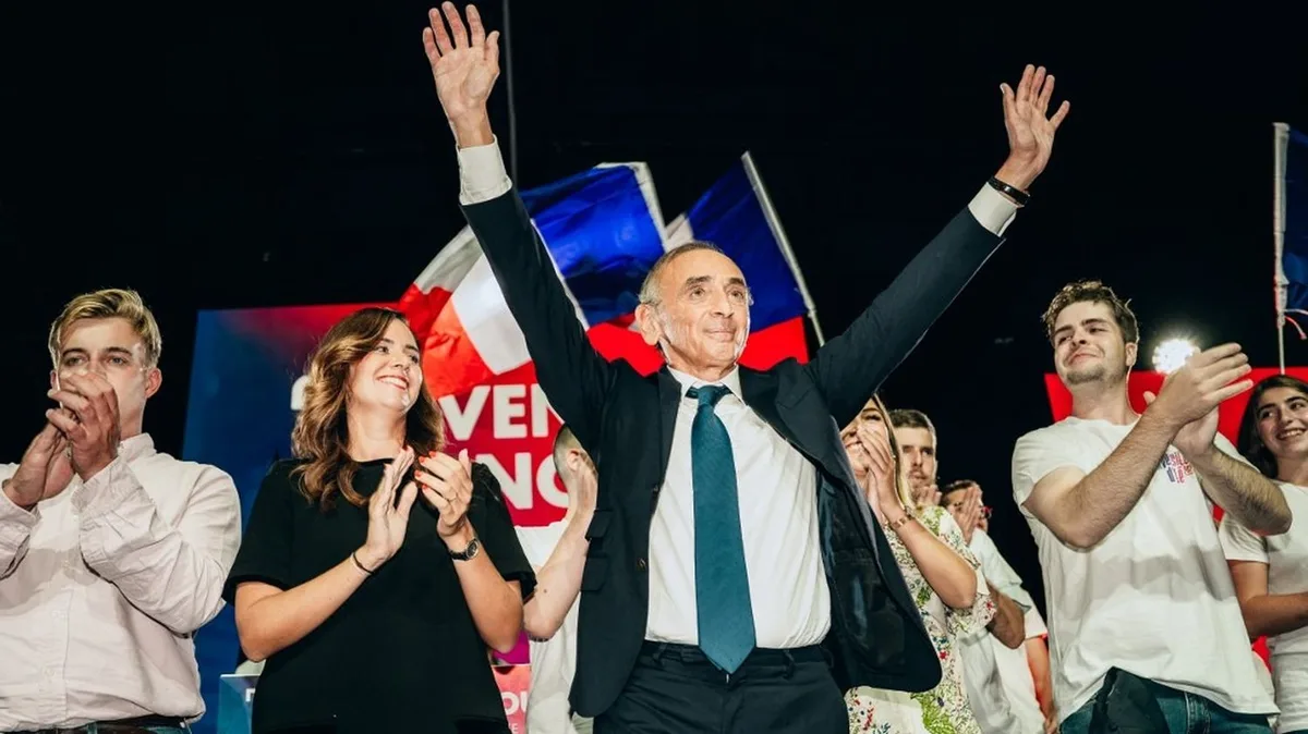 Eric Zemmour, président du parti d’extrême droite Reconquête, annonce qu'il sera candidat à l'élection présidentielle