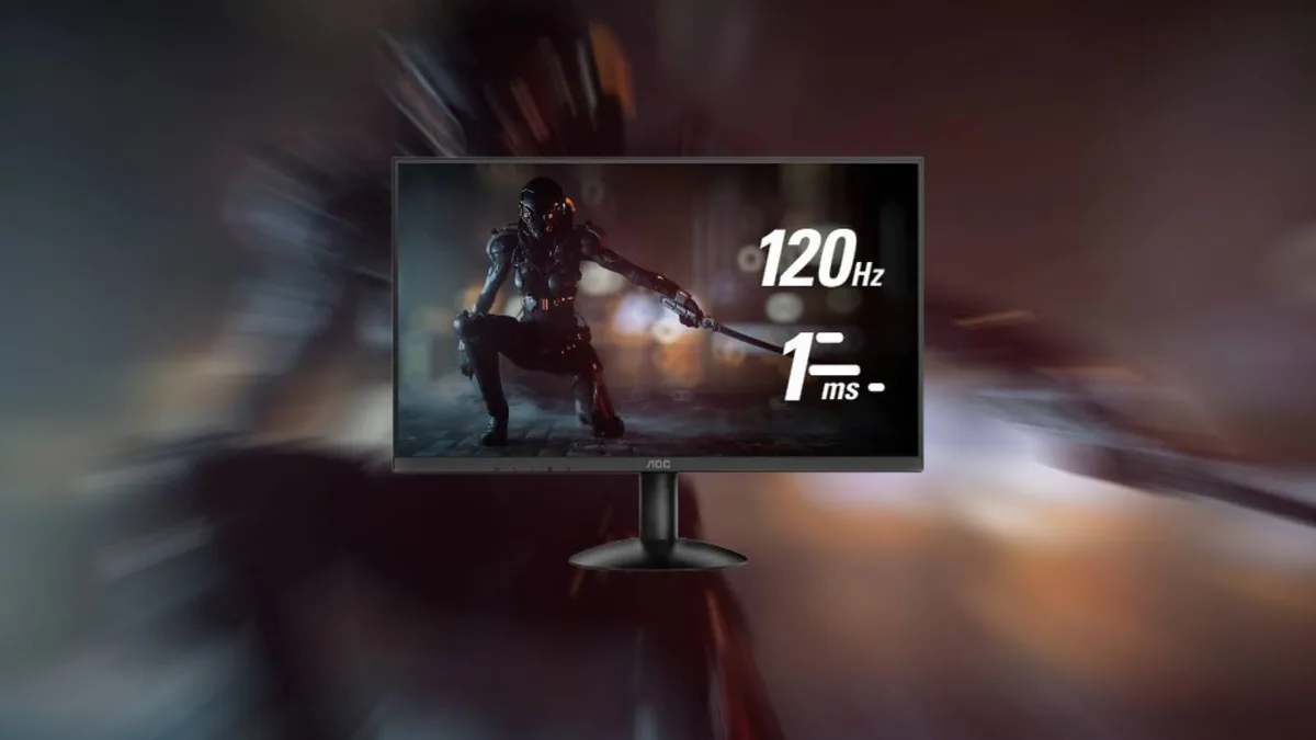 Quer um monitor gamer barato? Este modelo da AOC tem 120Hz e 1ms
