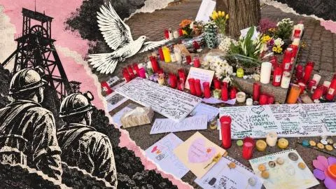 Las canciones que han despedido a Maricarmen: del himno minero a Txoria txori frente a su casa