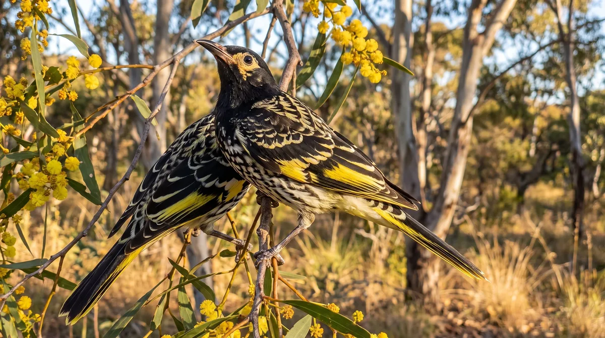 Los mieleros regentes están en peligro de extinción, perdieron su canto y un programa australiano busca devolvérselo