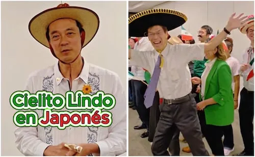 VIDEO: Embajada de Japón festeja la Independencia de México con versión de "Cielito Lindo"; se viraliza en redes