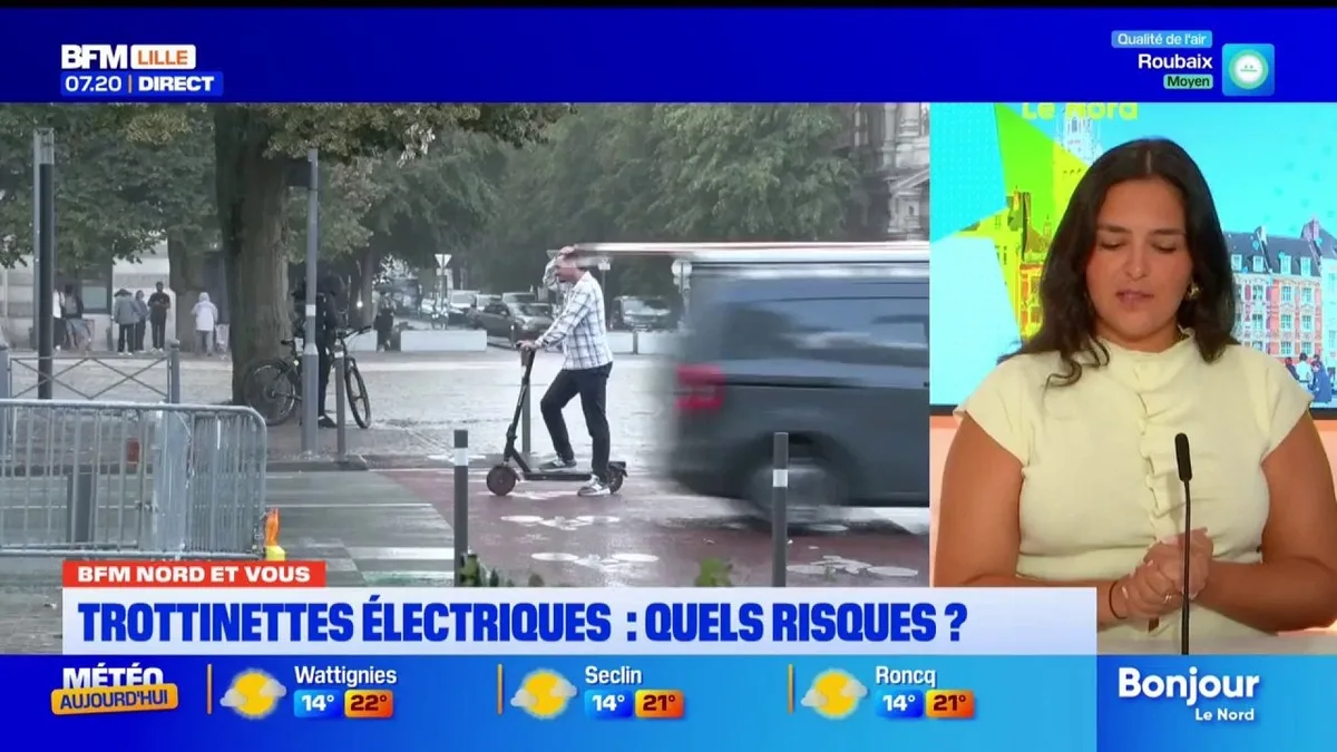 BFM Nord et Vous: quels sont les risques des trottinettes électriques ?