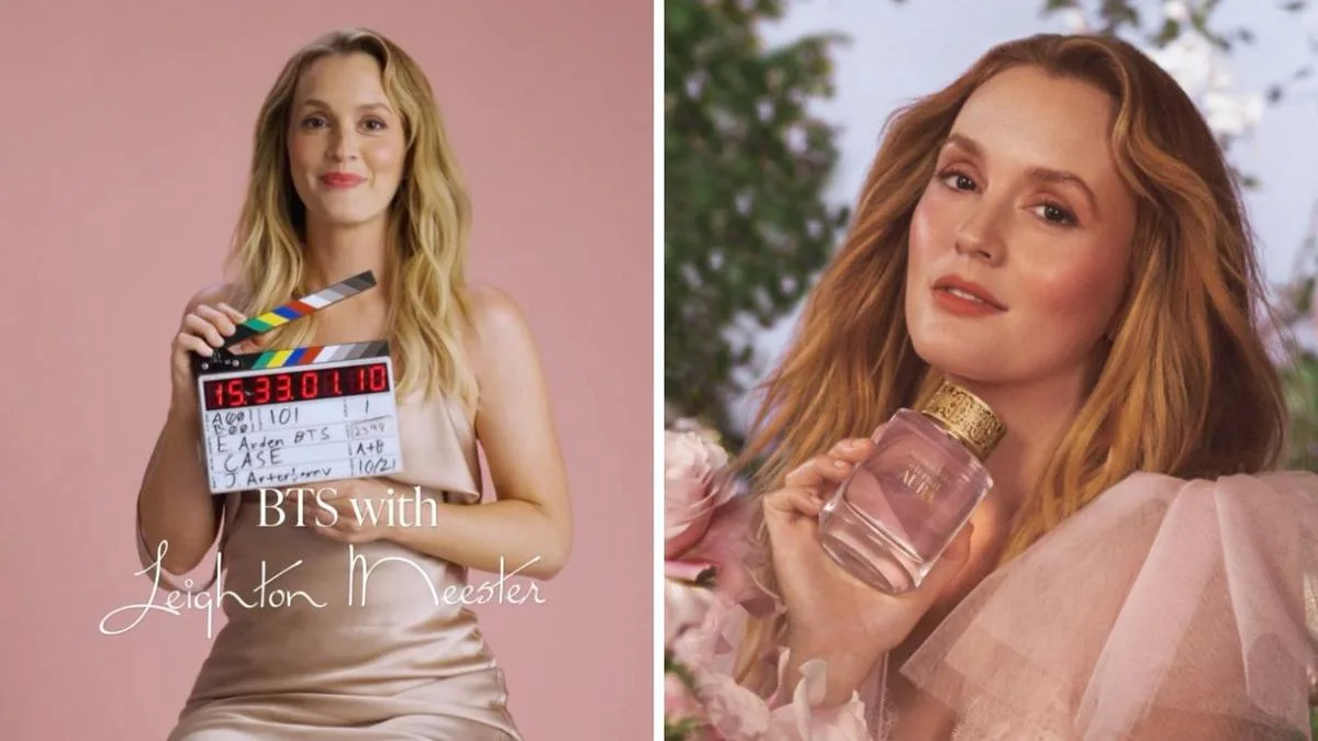 Elizabeth Arden just named Leighton Meester the face of its first fragrance in eight years and it’s a floral dream