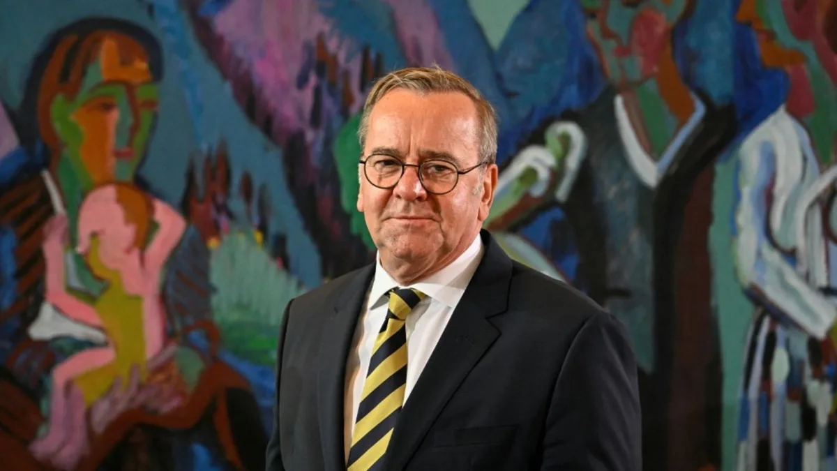 Bundesverteidigungsminister Pistorius kritisiert Linke, Grüne und SPD in Berlin