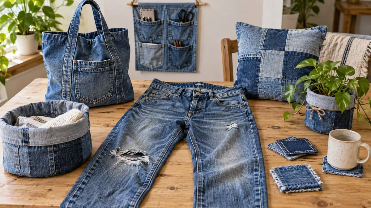 Si tenés un jean viejo o roto, poseés un tesoro: 6 maneras de reutilizar la tela antes de tirarlo