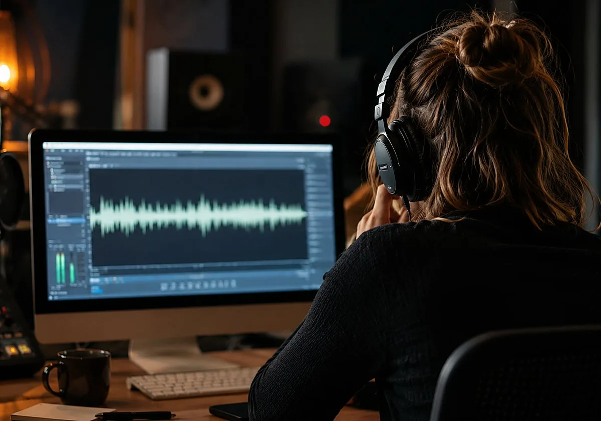 Una locutora de Sevilla encontró un archivo de audio con su propia voz que asegura no haber grabado
