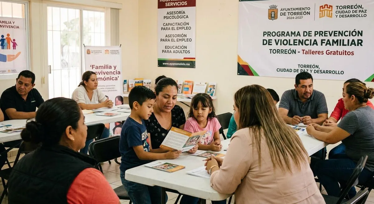 Impulsa Torreón acciones transversales para prevenir la violencia familiar