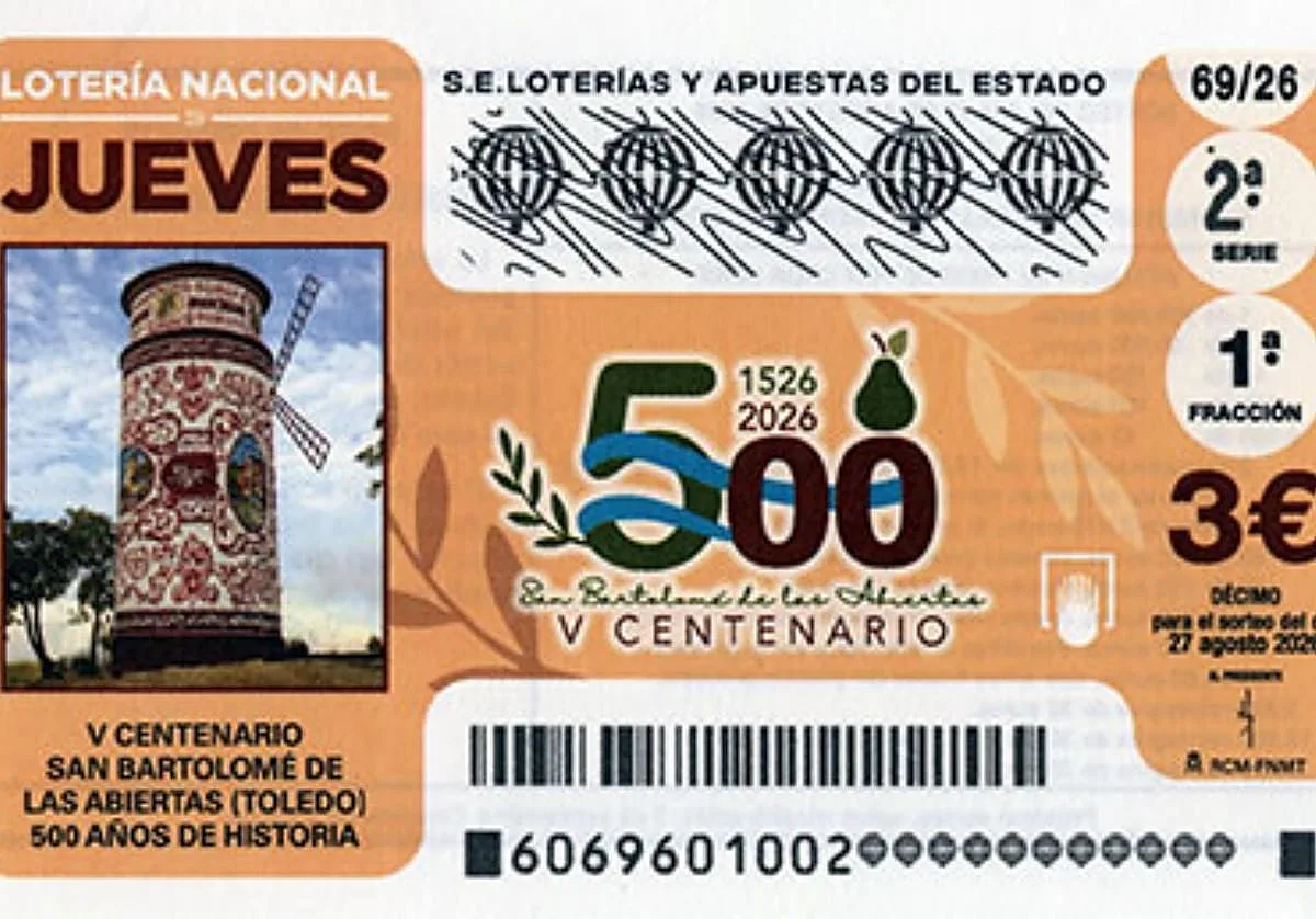 Lotería Nacional hoy, en directo: comprobar resultados, números, décimo ganador y premios del sorteo del jueves 27 de agosto de 2026