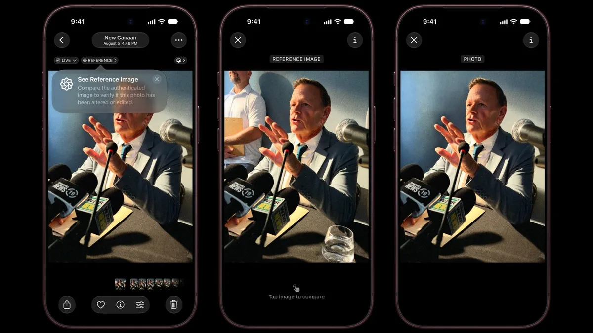 What is Reference Image, Apple’s new feature to verify photos on iPhone 18 Pro?