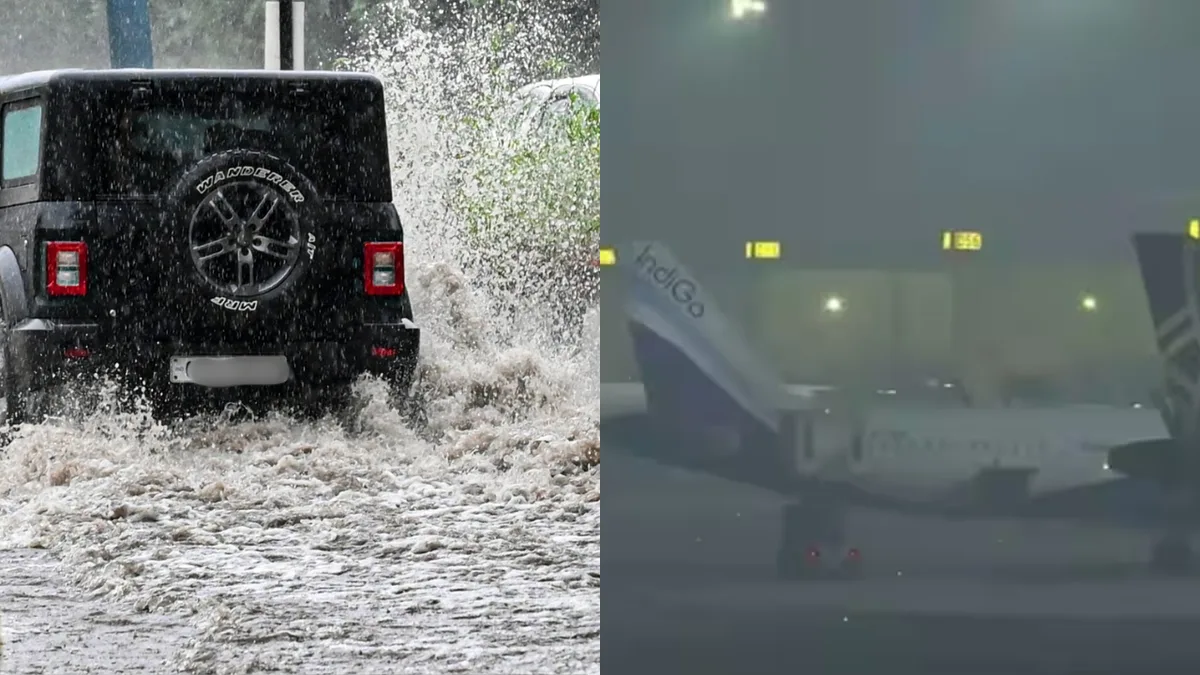 Delhi-NCR sees heavy rain, thunderstorms; traffic snarls, waterlogging reported