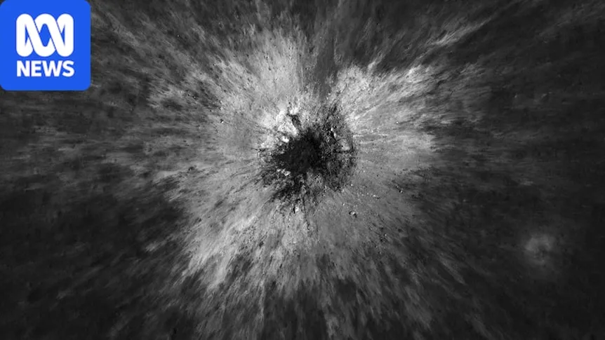 NASA scientist's chance Moon discovery reveales once in a lifetime crater