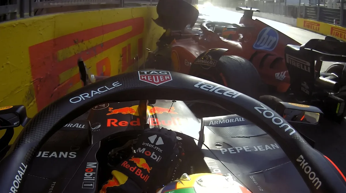 De la gloria a un severo accidente: el difícil recuerdo de Checo Pérez en el Gran Premio de Azerbaiyán