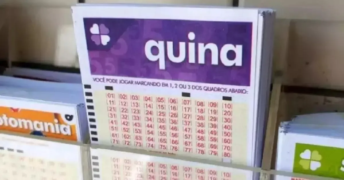 Números da Quina 7123: veja o resultado de hoje, segunda-feira (21/9)