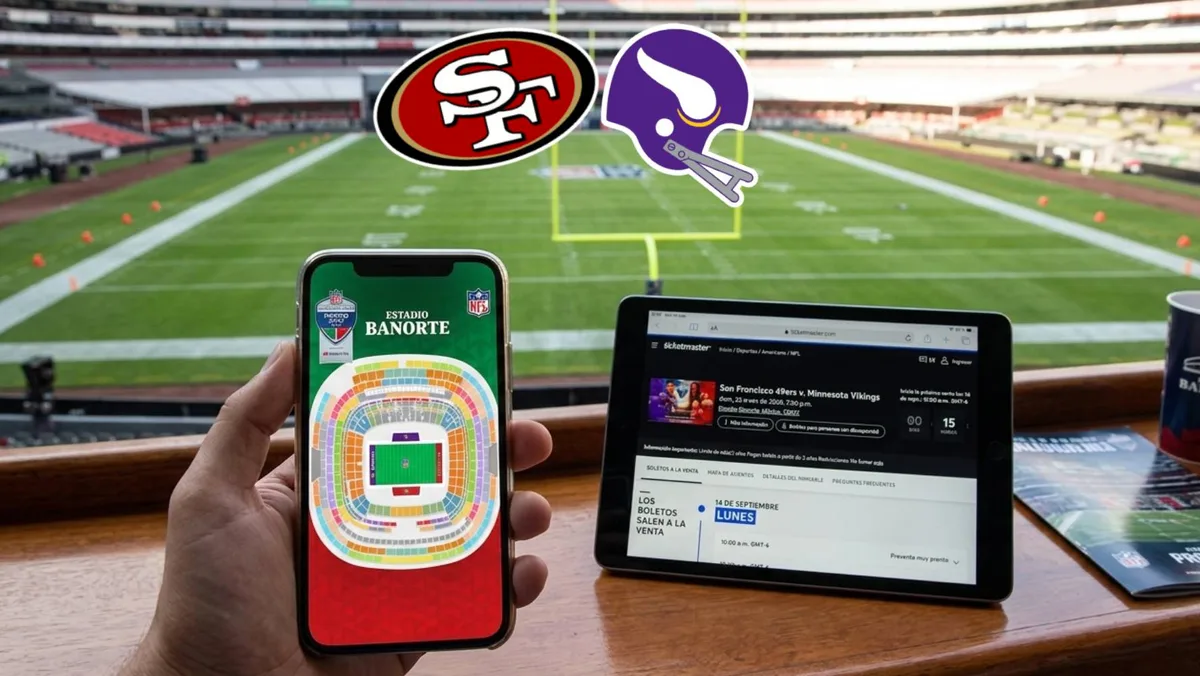 49ers vs. Vikings: ¿A qué hora inicia la preventa de la NFL 2026 en el Estadio Banorte HOY?