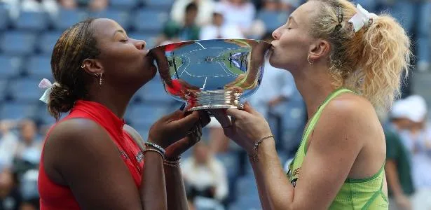 Siniakova e Townsend viram e são campeãs de duplas femininas no US Open