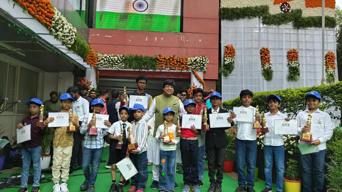 NMDC and The Hindu In School chess tournament prize distribution
