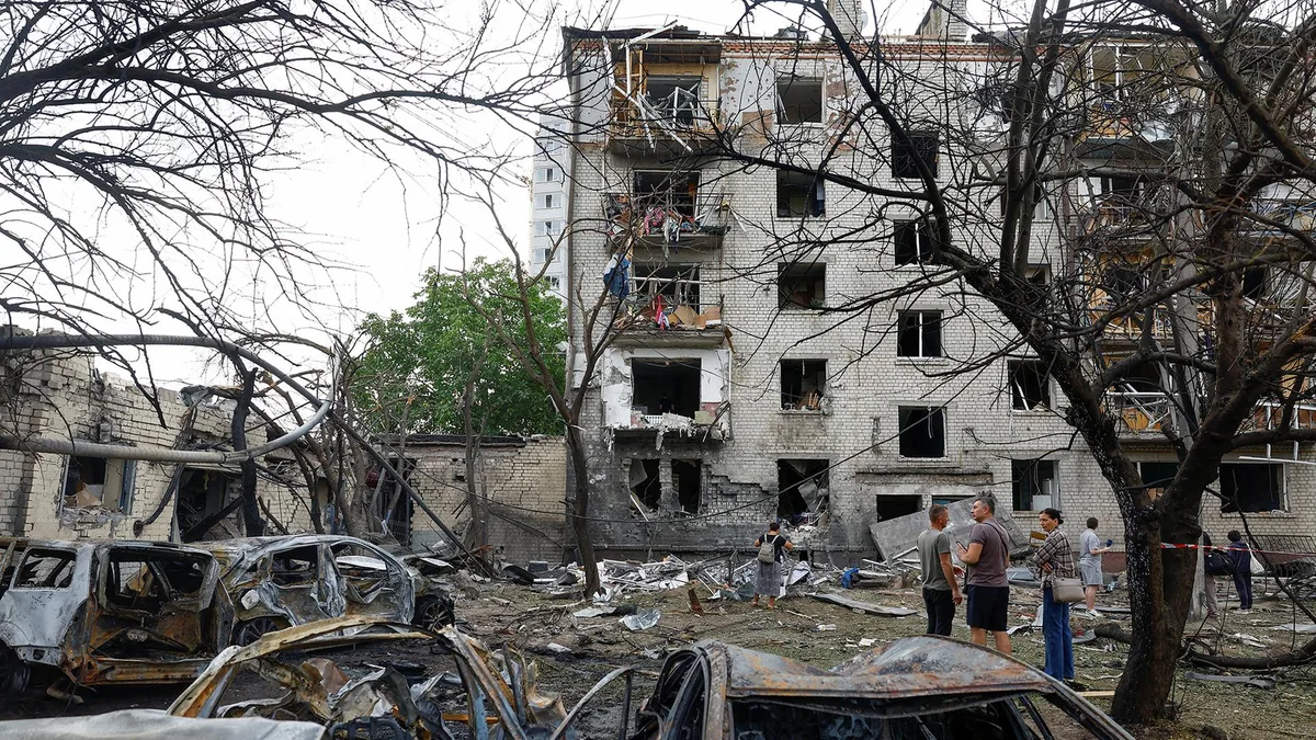 Russischer Angriff auf die Ukraine - mindestens 12 Tote