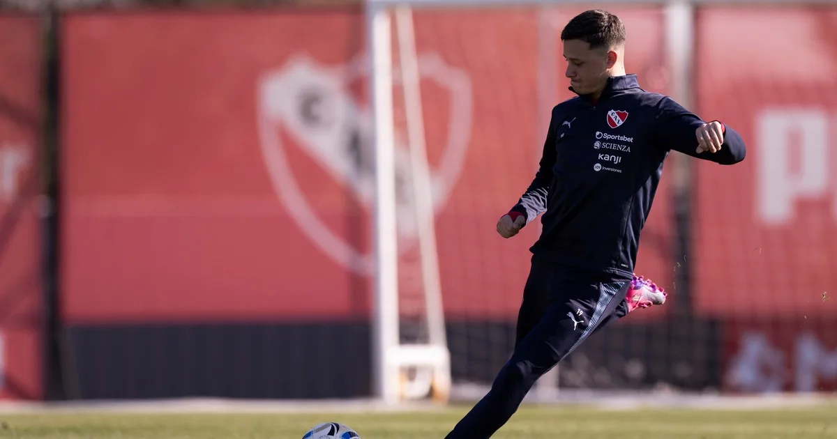 Viera prepara el equipo en Independiente para visitar a Unión: un lesionado y una duda