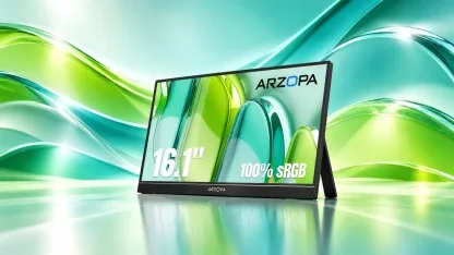 Anzeige: Tragbarer Monitor mit 16,1'', FHD reduziert bei Amazon