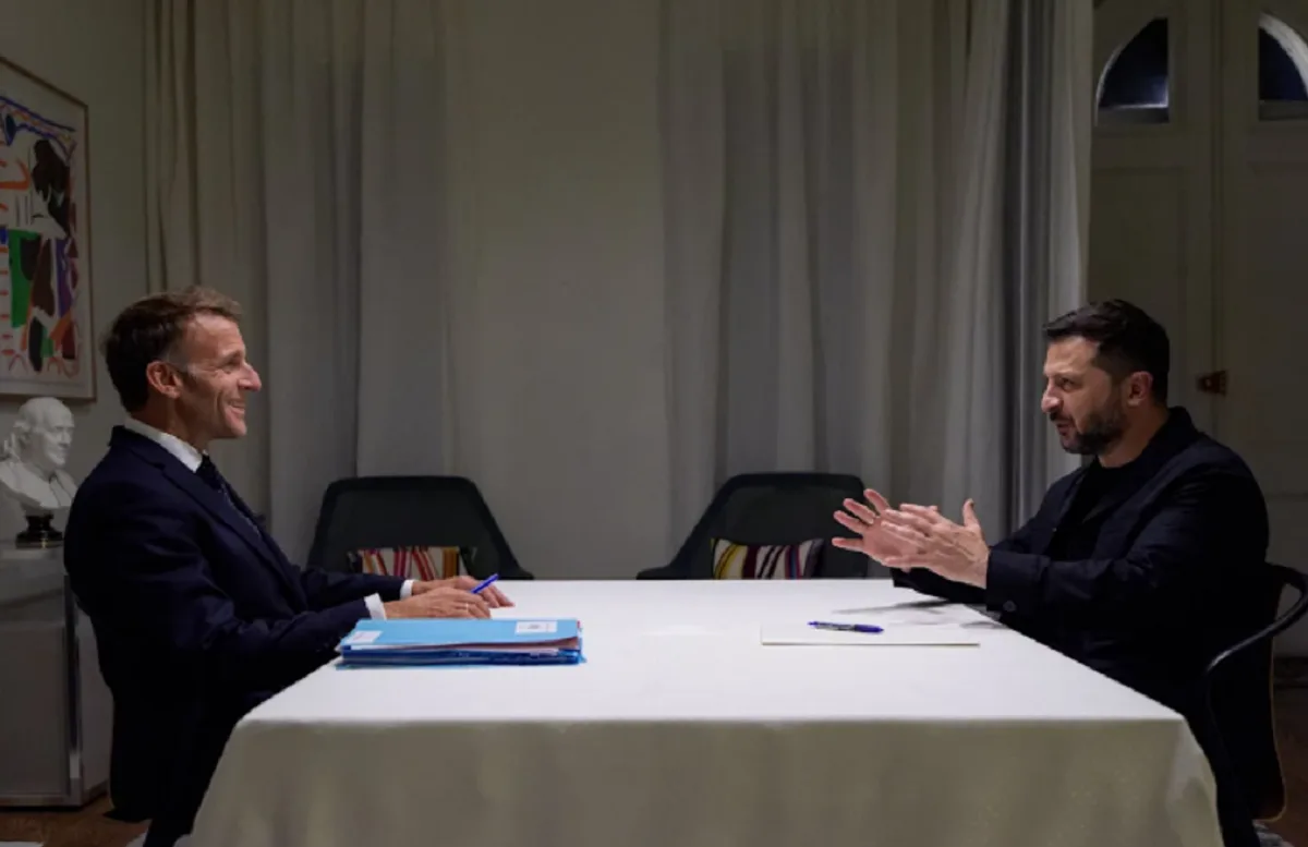 Macron se reunió con Zelenski en Nueva York y le prometió apoyo militar para el invierno