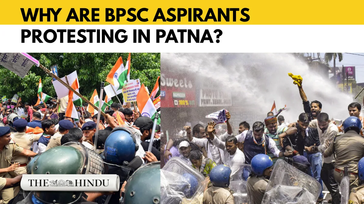Bihar student protest: Police use water cannons as BPSC aspirants march towards CM’s residence
