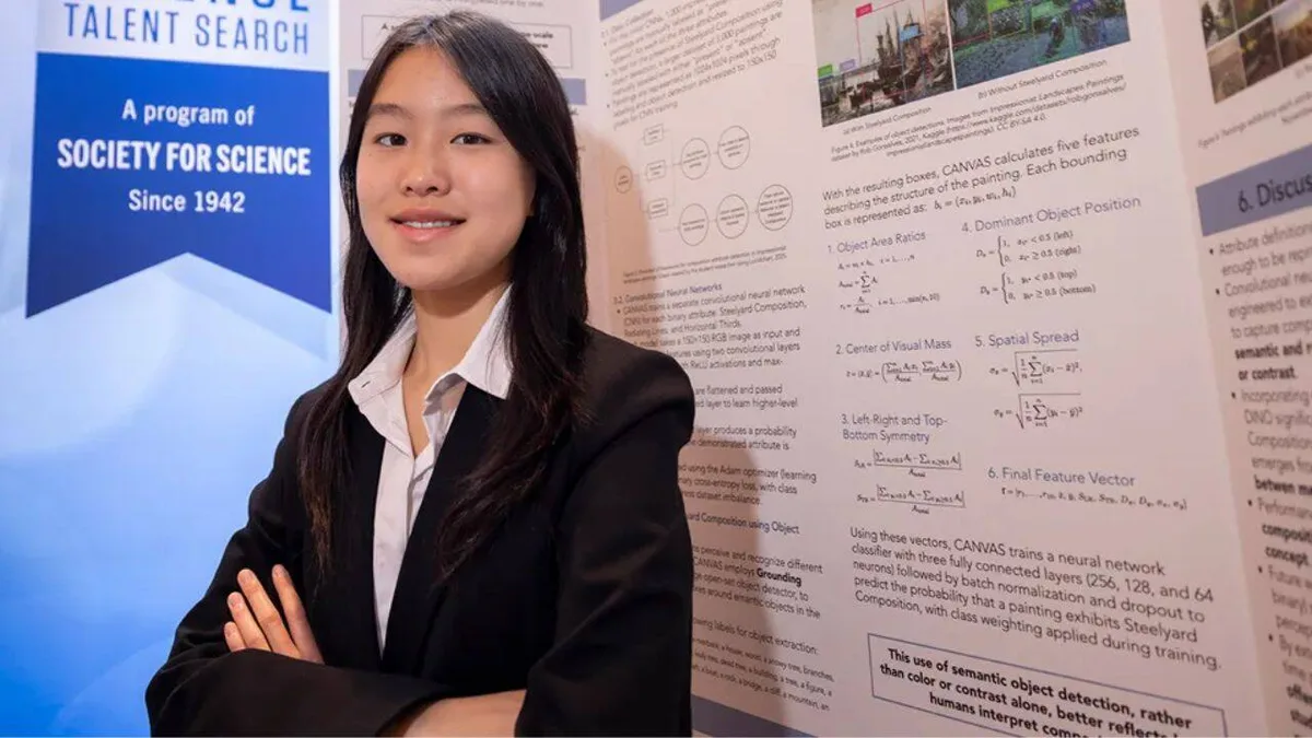This 17-year-old North Carolina student taught AI how to recognise paintings