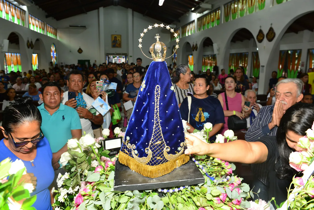 Missas e romaria marcam programação de Nossa Senhora Aparecida nesta segunda (12) em Boa Vista