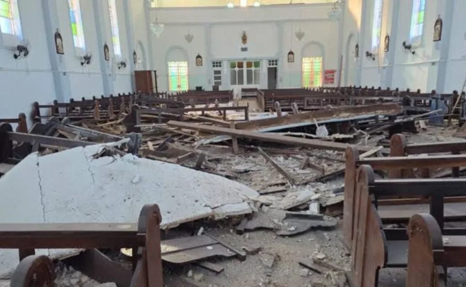 Igreja com mais de 70 anos tem estrutura comprometida após ventania em Curitiba e precisa de R$ 1 milhão para ser reconstruída