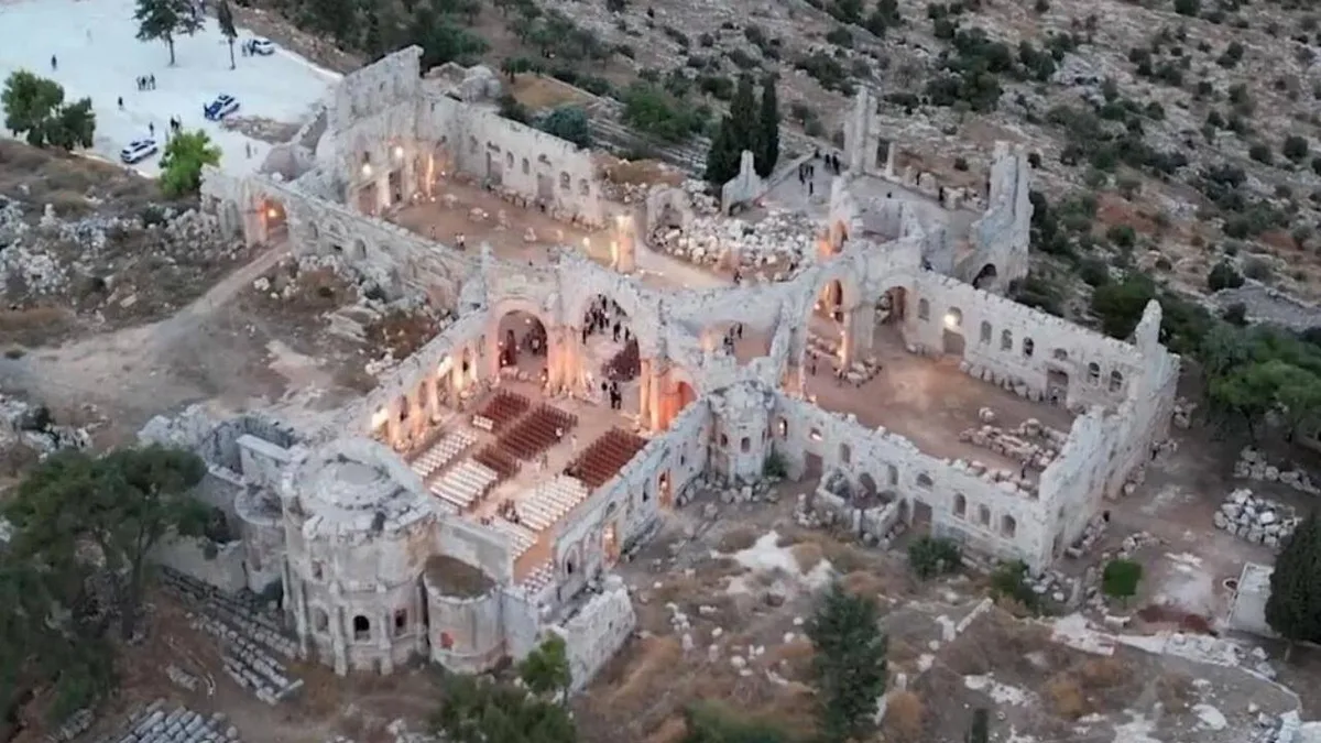 Syria reopens 1,600-year-old Byzantine church complex after restoration