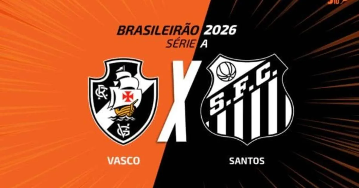 Vasco x Santos, AO VIVO, com a Voz do Esporte, às 14h30