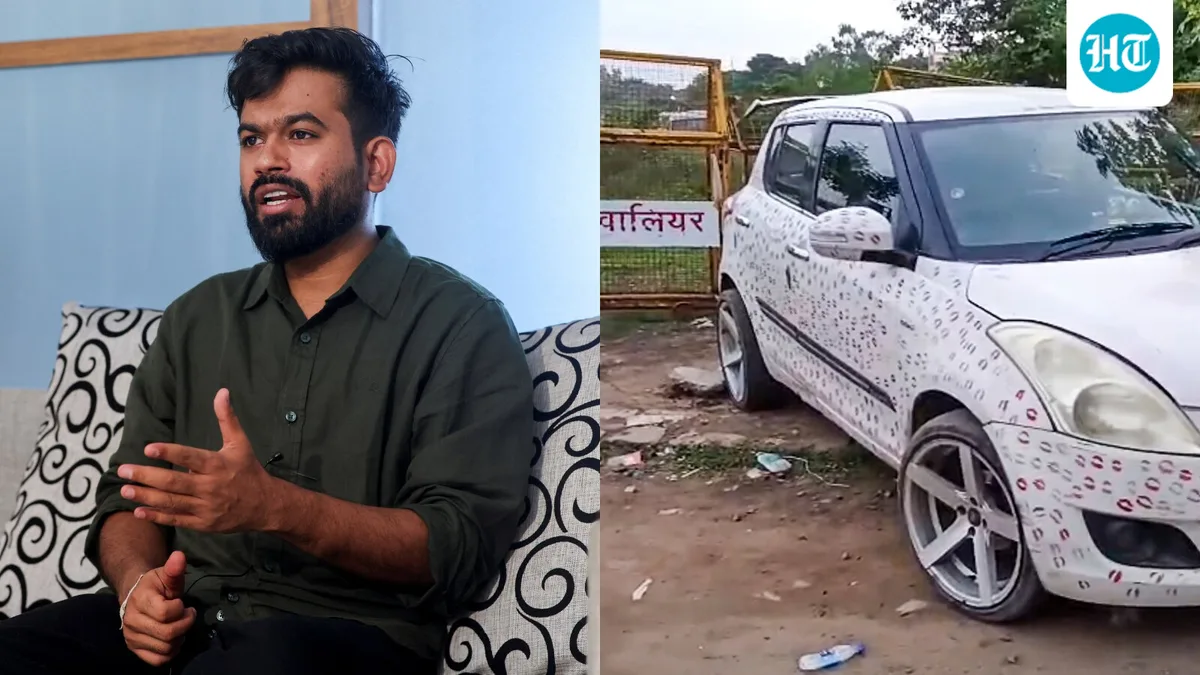 Abhijeet Dipke takes jibe at cops after Gwalior man made to clean 3,400 kiss marks from car